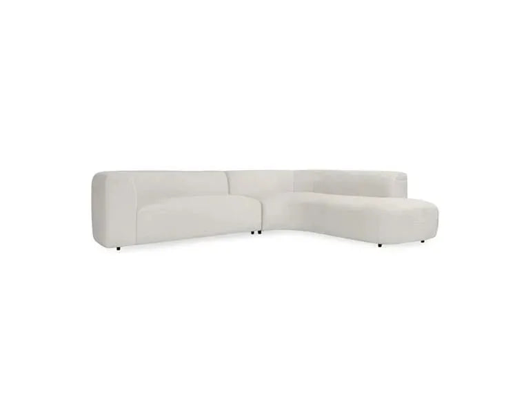 Anniston 2pc Sectional w/RAF Chaise Ivory