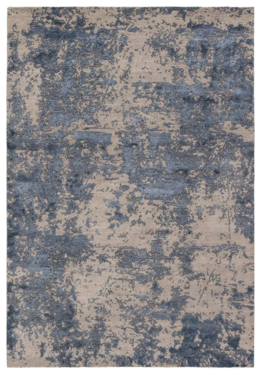 Project Error By Kavi PRE05 Blue/Grey Rug