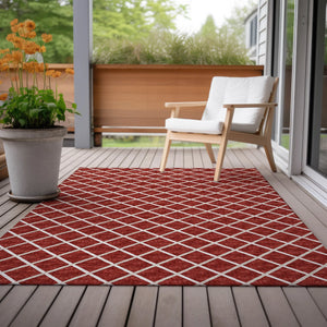 York YO1 Red Rug - Baconco