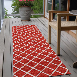 York YO1 Red Rug - Baconco