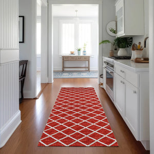 York YO1 Red Rug - Baconco