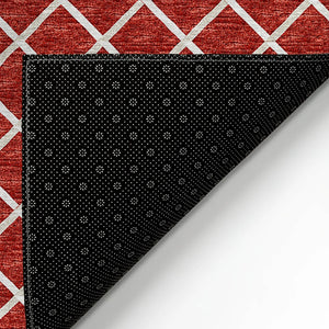 York YO1 Red Rug - Baconco