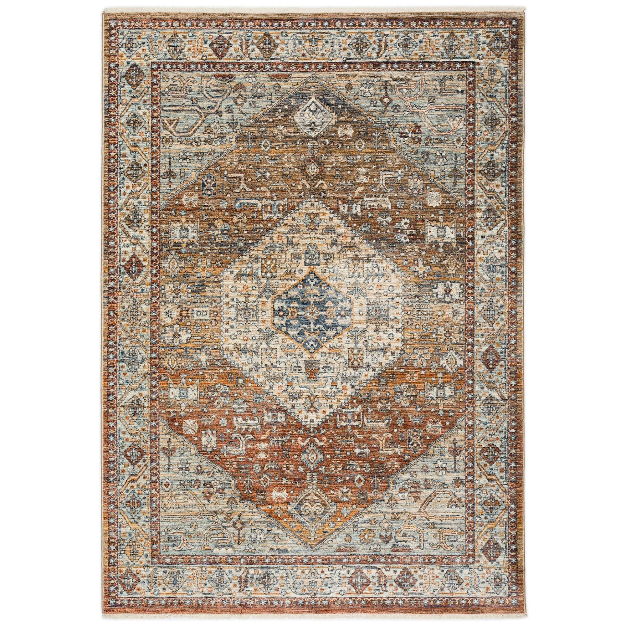 Bergama BE1 Paprika Rug - Baconco