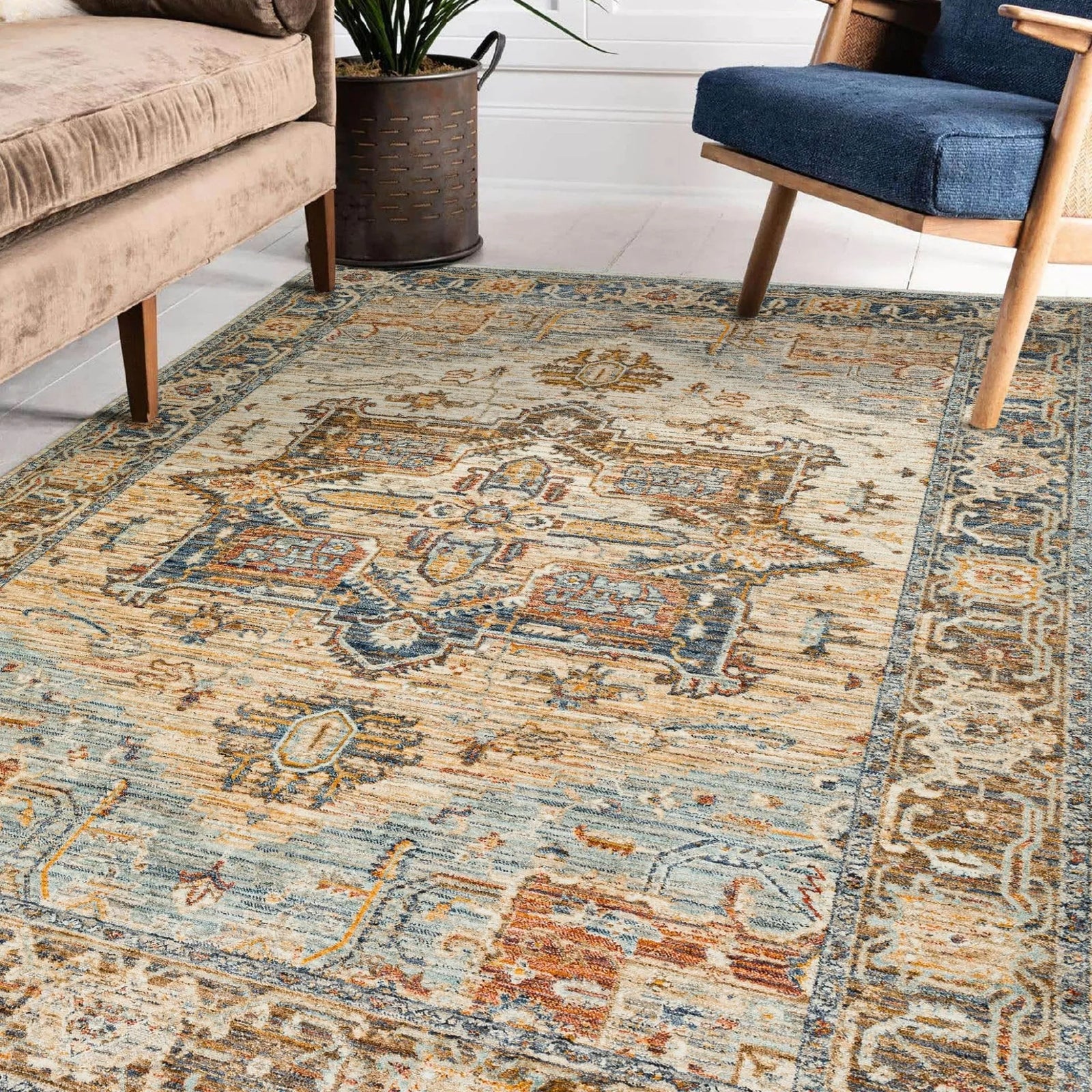 Bergama BE2 Riverview Rug - Baconco