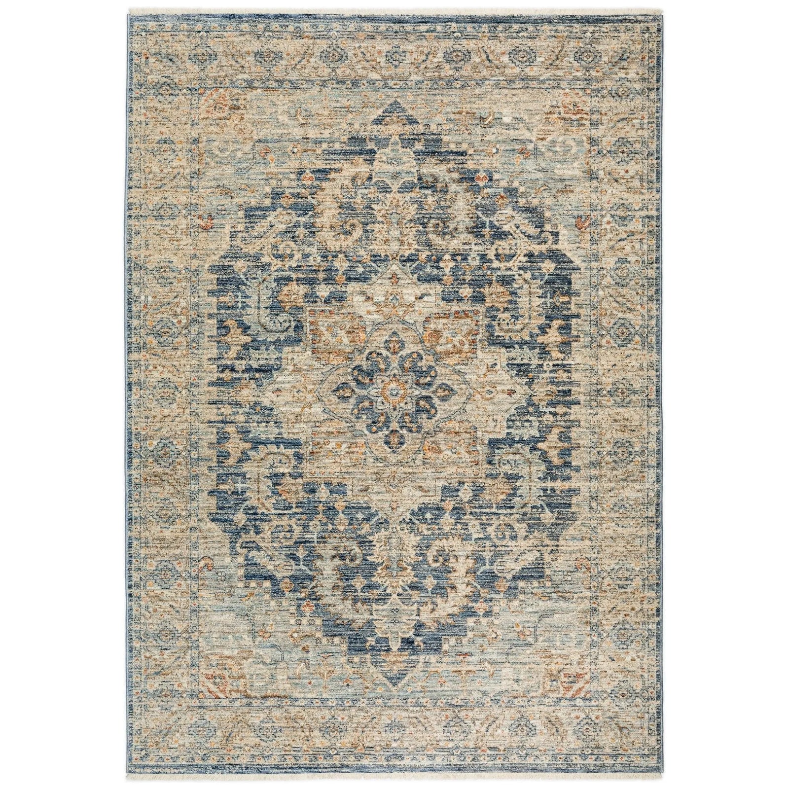 Bergama BE3 Navy Rug - Baconco