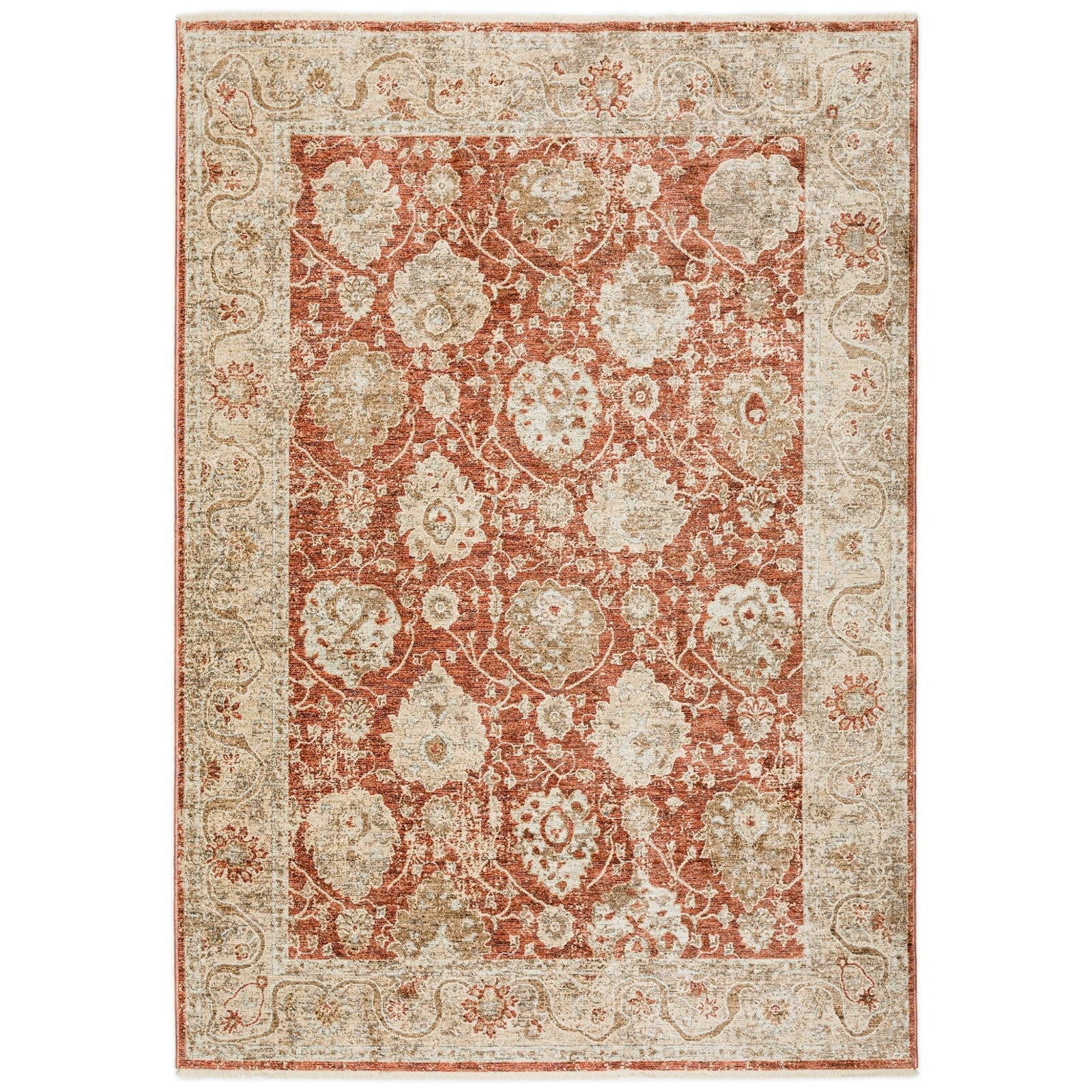 Bergama BE6 Paprika Rug - Baconco