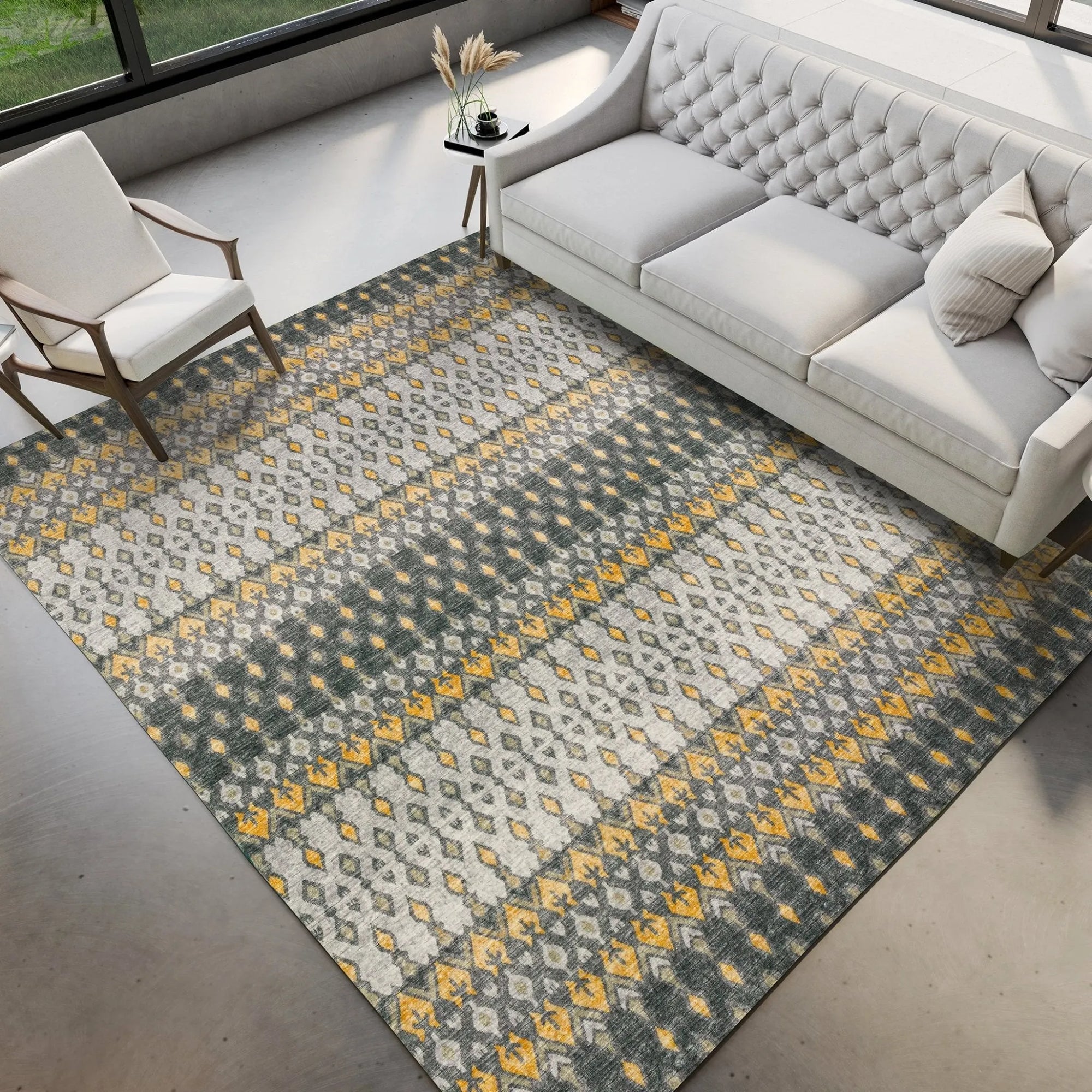 Brisbane BR1 Pewter Rug - Baconco