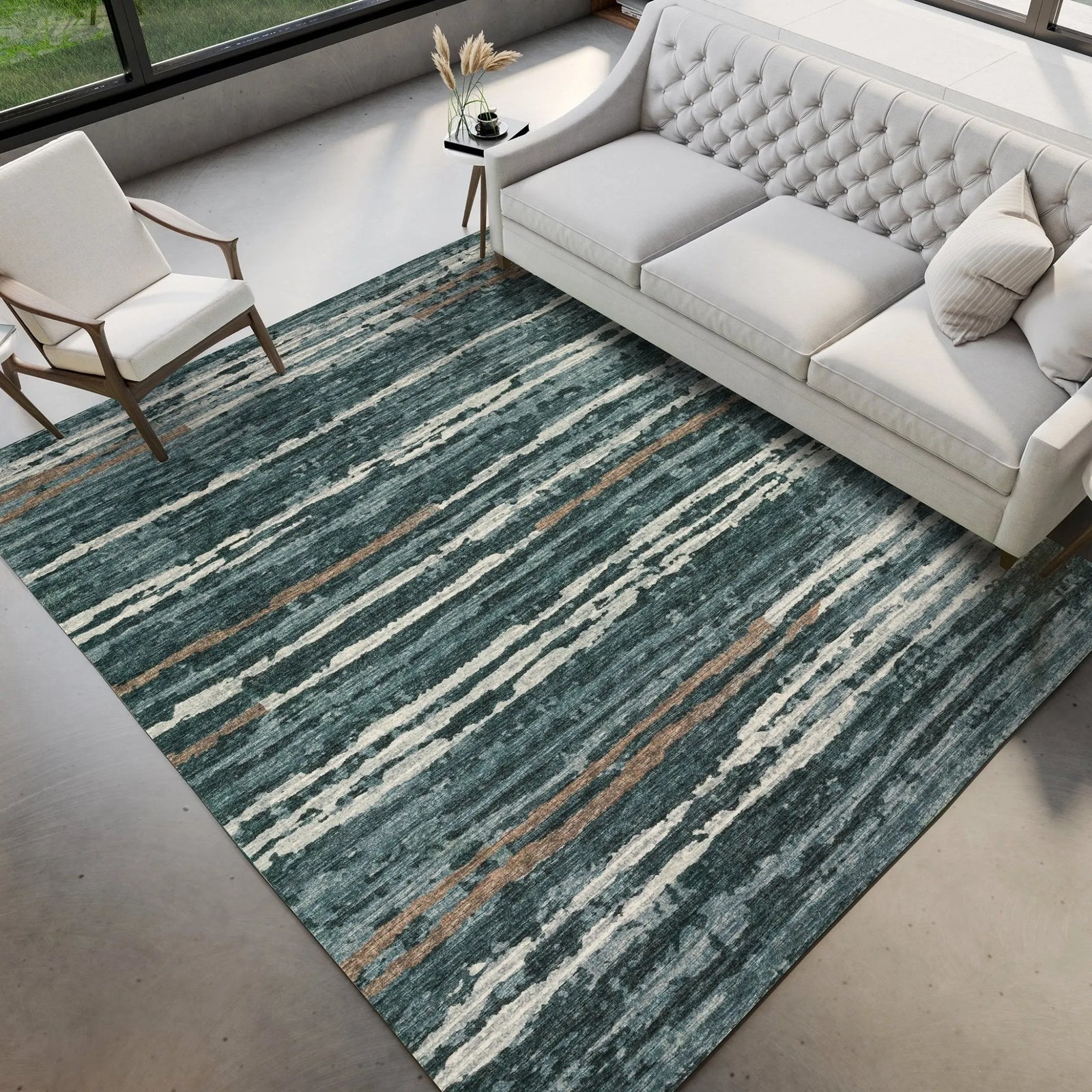 Brisbane BR4 Midnight Rug - Baconco