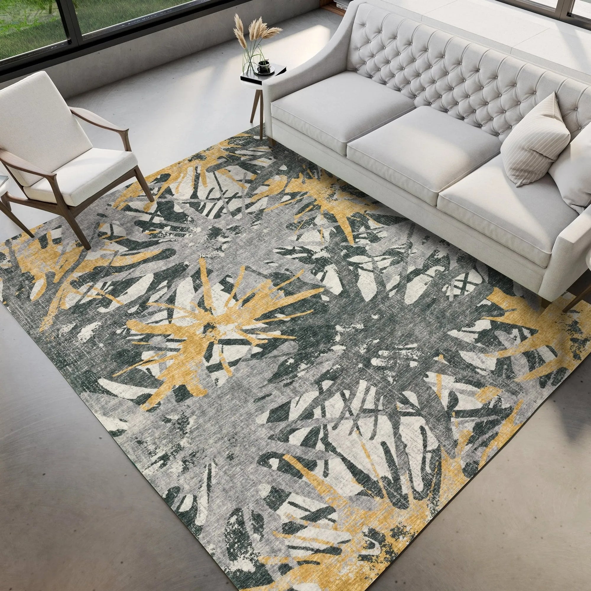 Brisbane BR6 Gold Rug - Baconco