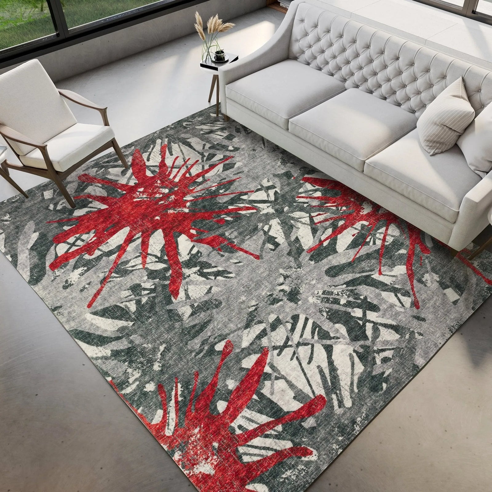 Brisbane BR6 Scarlet Rug - Baconco