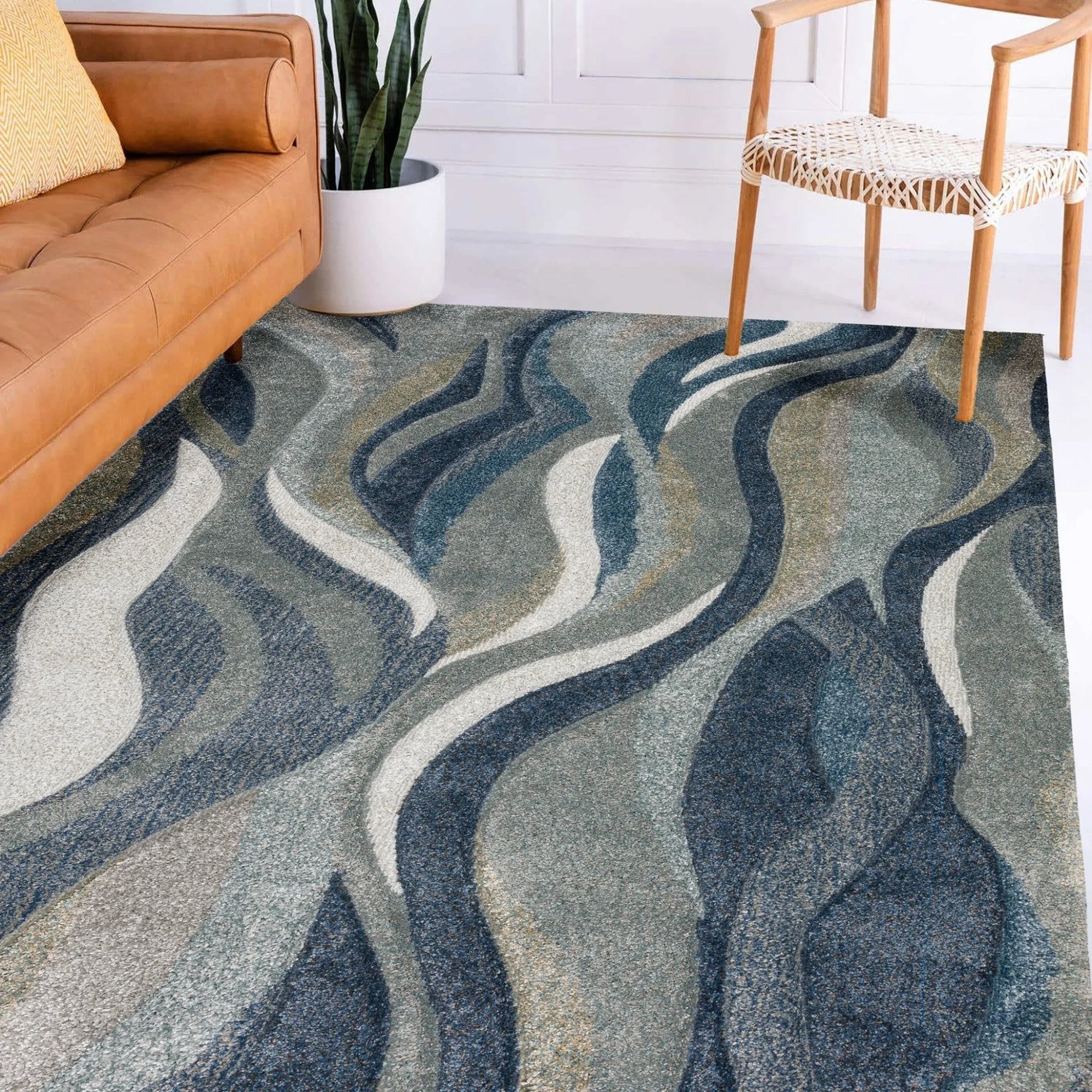 Carmona CO5 Navy Rug - Baconco