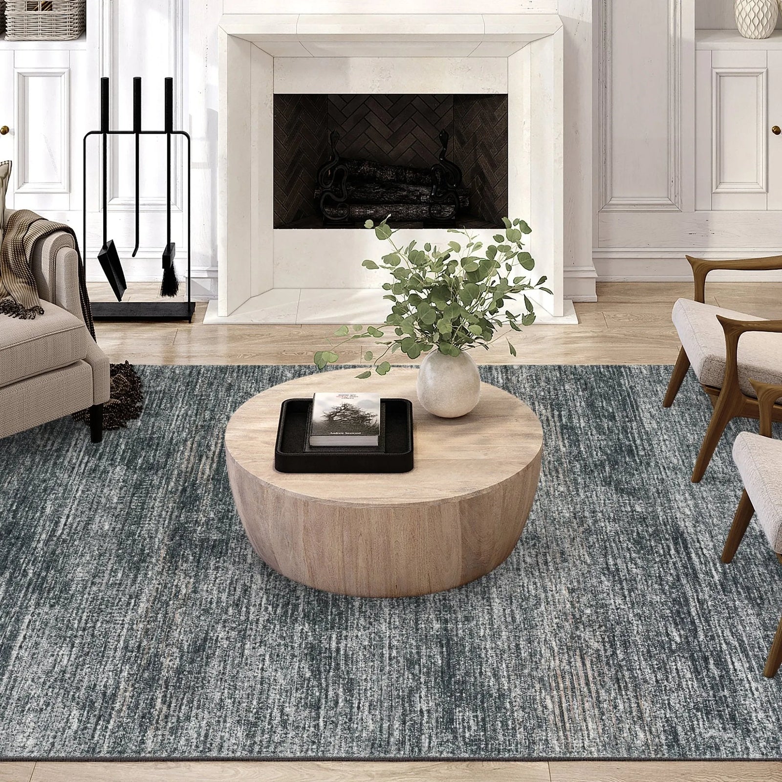 Ciara CR1 Charcoal Rug - Baconco