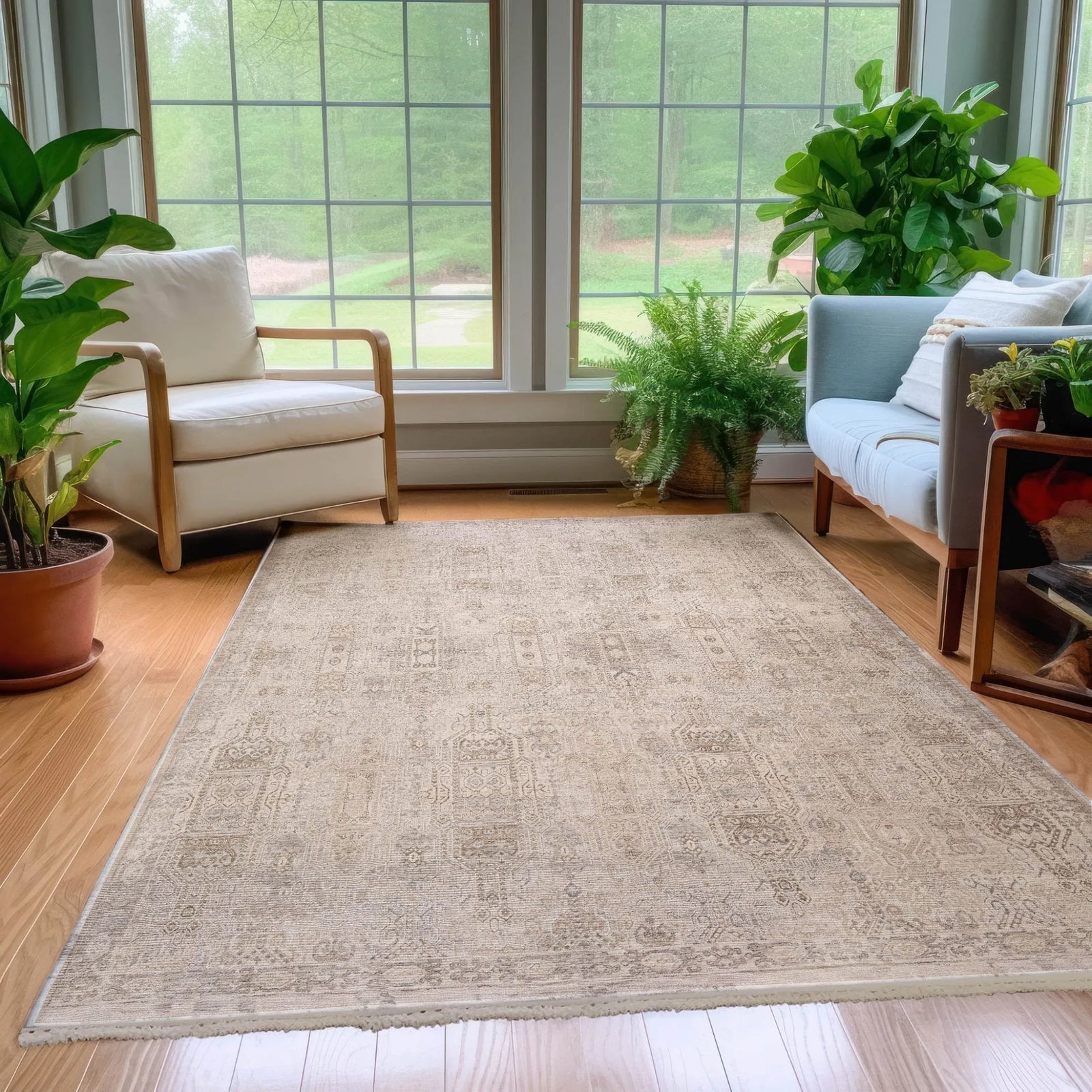 Cyprus CY1 Linen Rug - Baconco