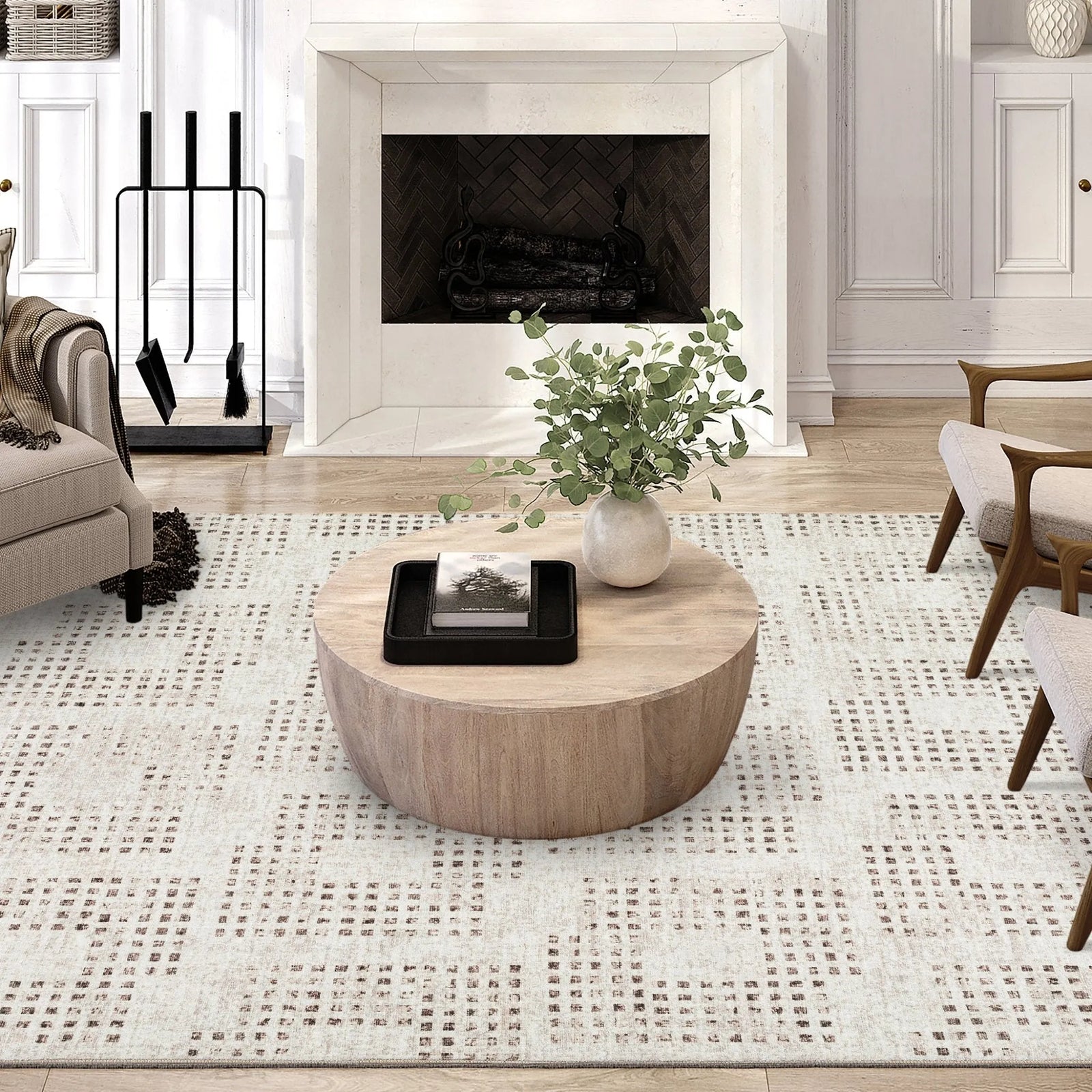 Delano DA1 Ivory Rug - Baconco