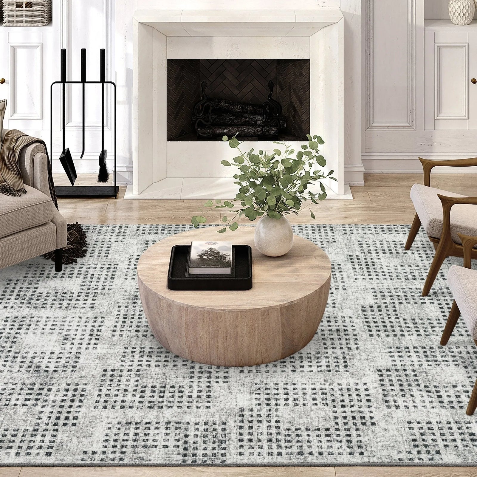 Delano DA1 Pewter Rug - Baconco