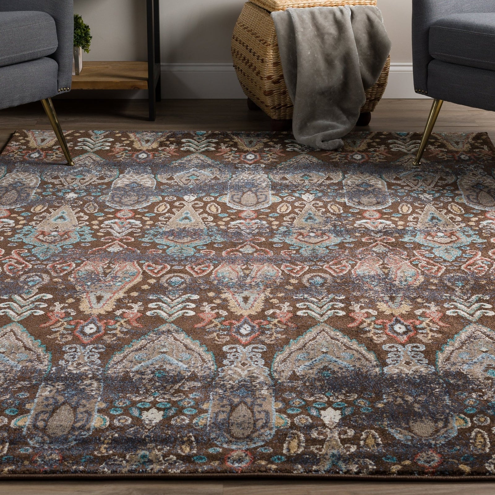 Geneva GV315 Chocolate Rug - Baconco