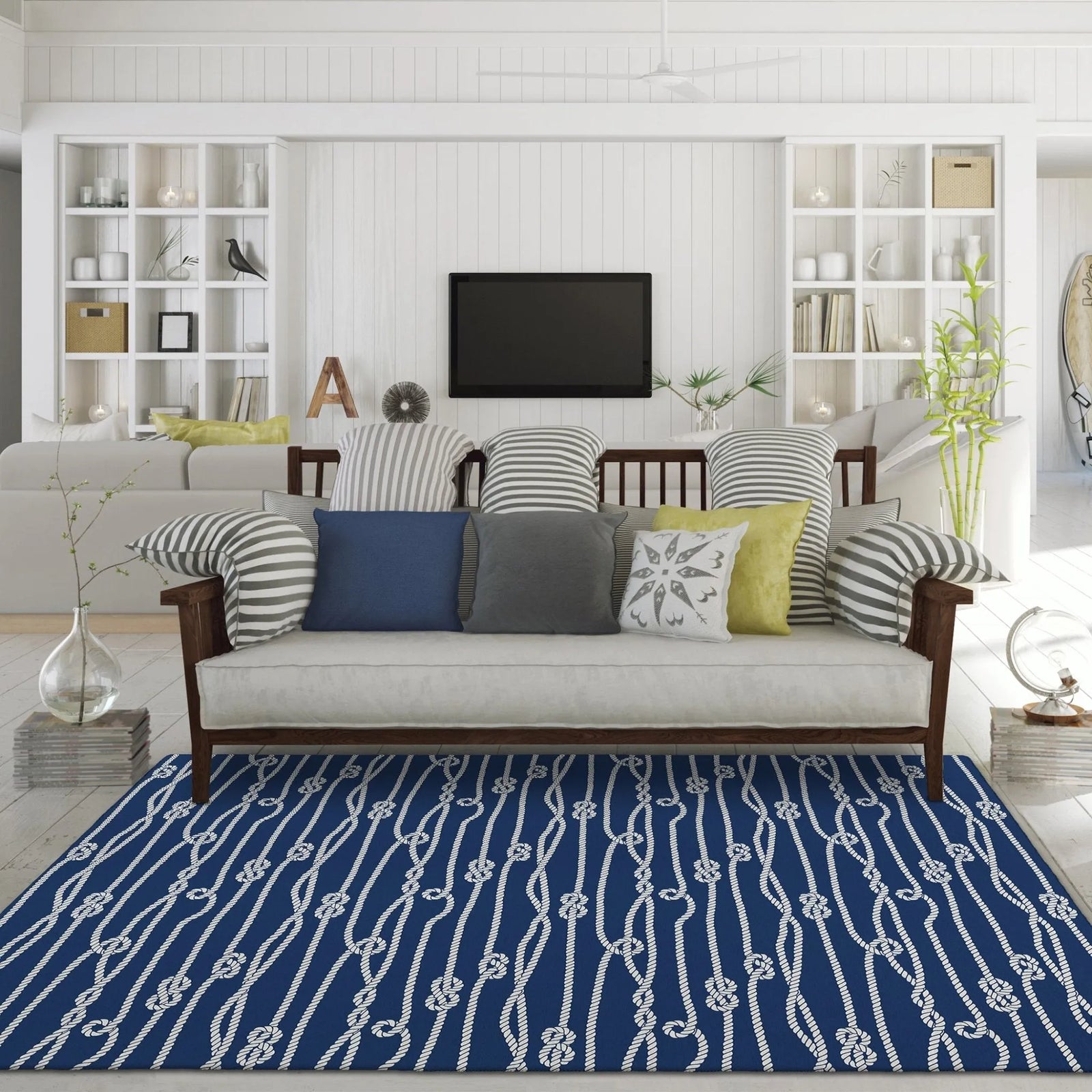 Harbor HA7 Navy Rug - Baconco