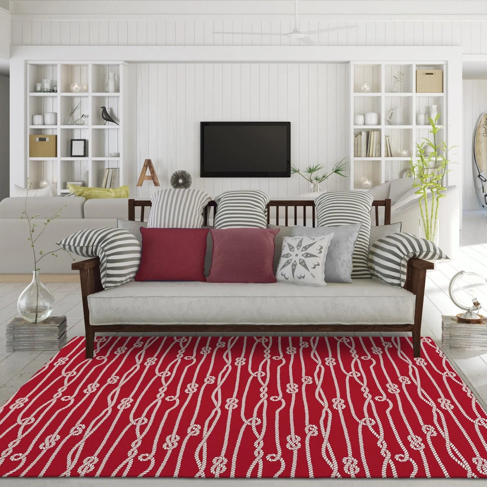 Harbor HA7 Red Rug - Baconco