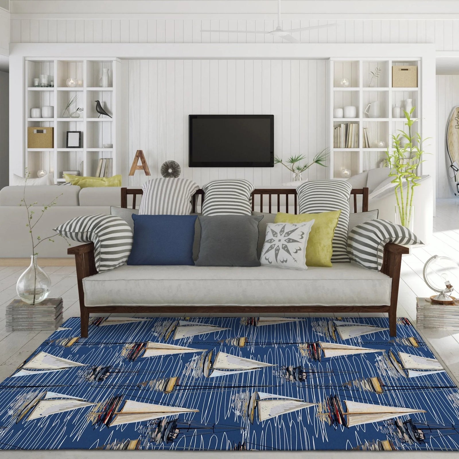 Harbor HA8 Navy Rug - Baconco