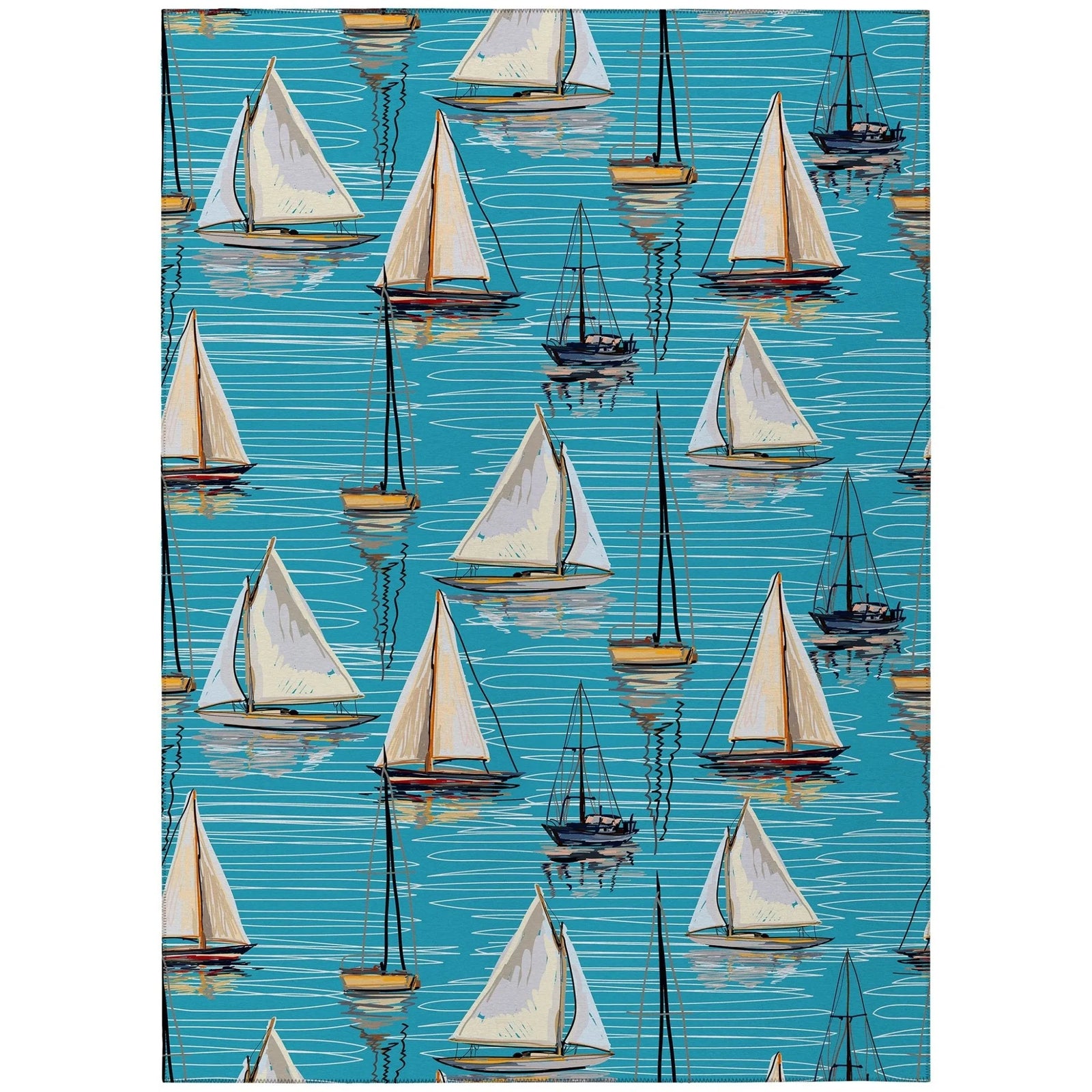 Harbor HA8 Teal Rug - Baconco