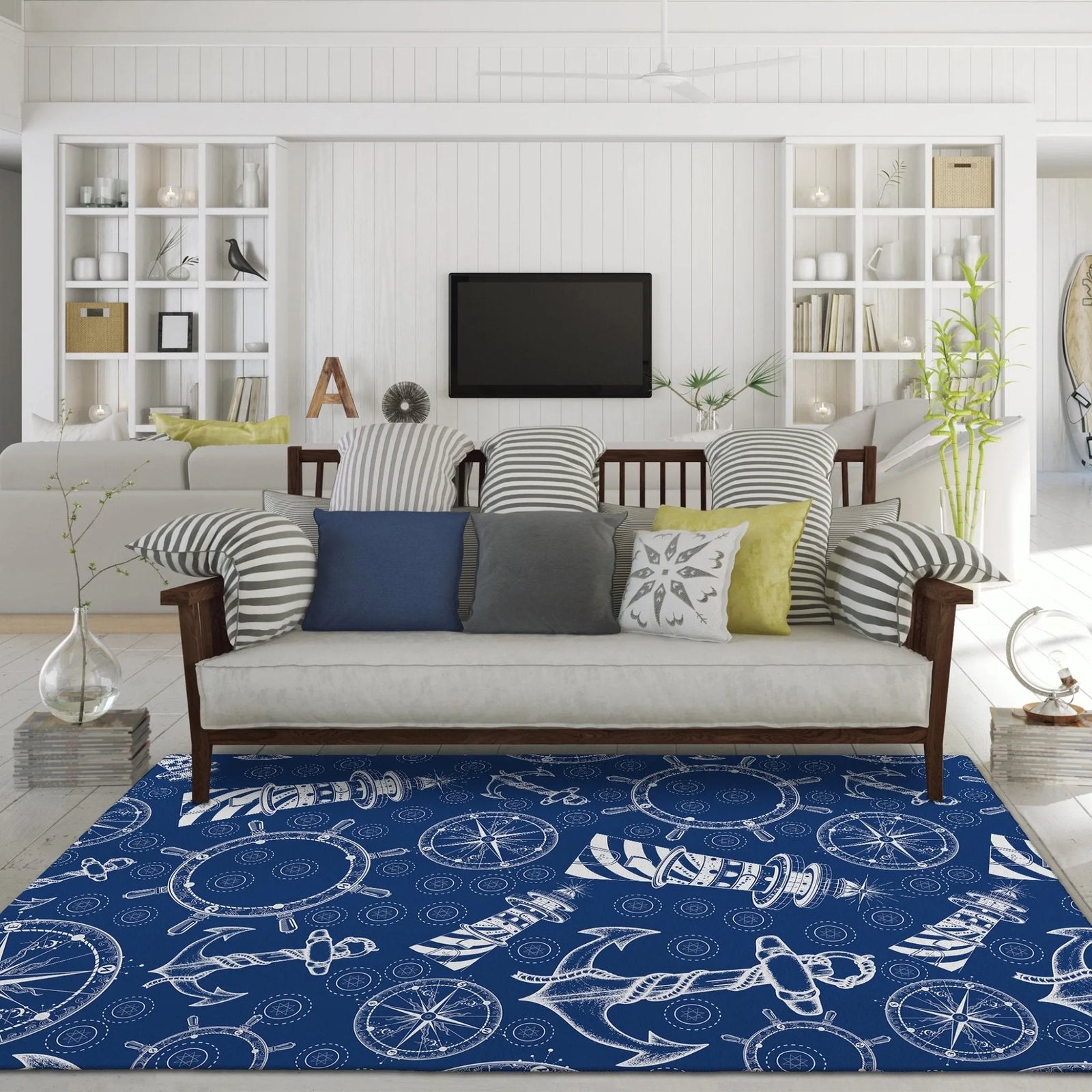 Harbor HA9 Navy Rug - Baconco