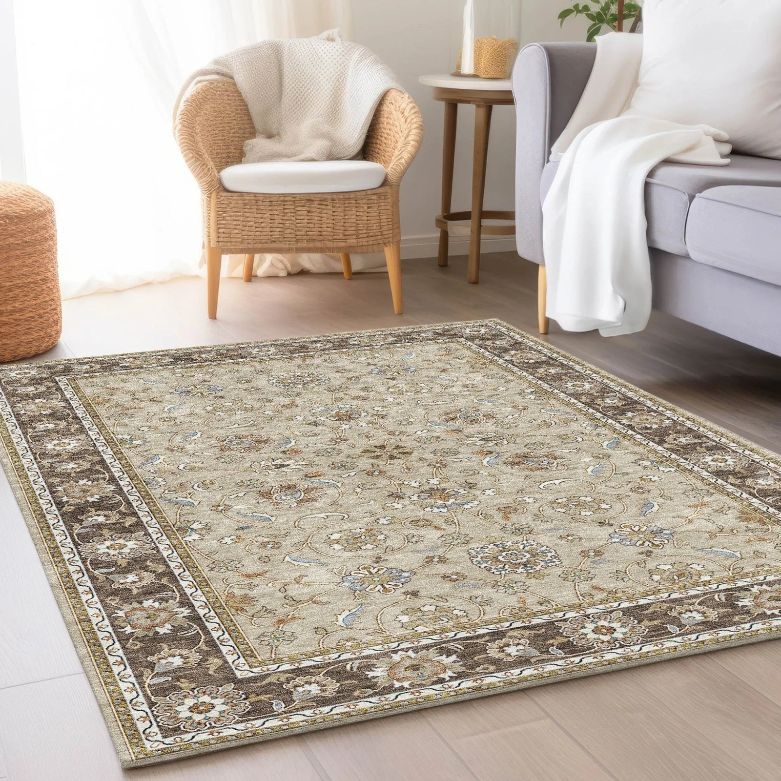 Hatay HY1 Beige Rug - Baconco