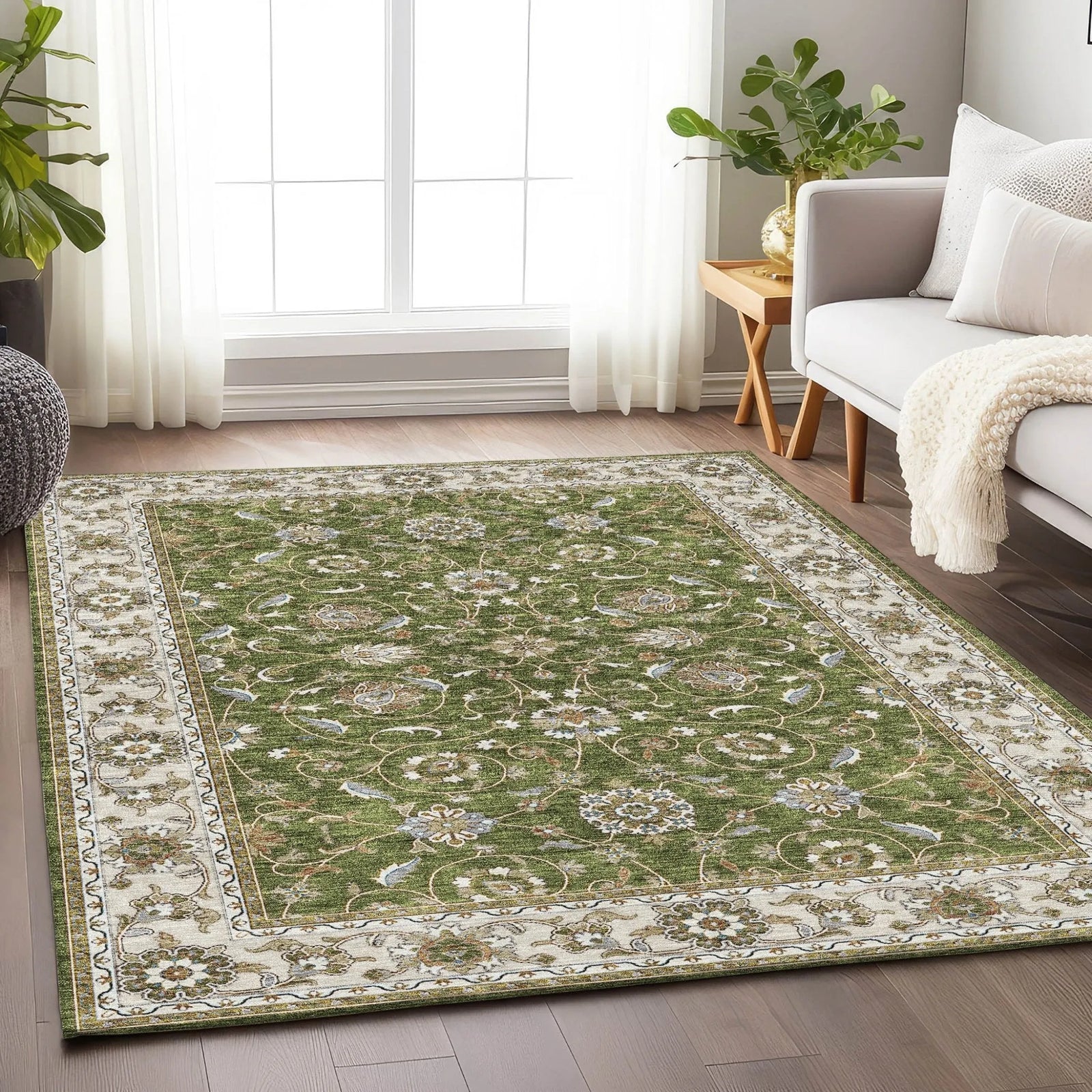 Hatay HY1 Olive Rug - Baconco