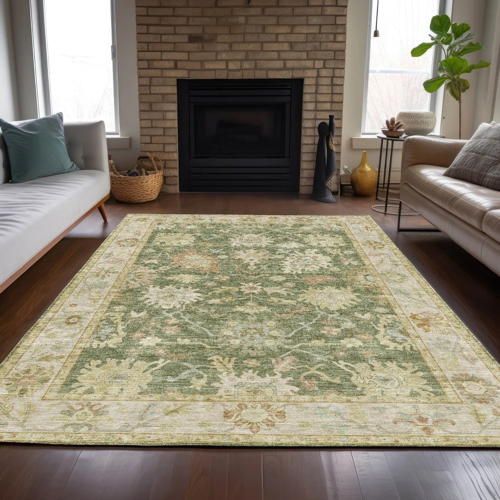 Hatay HY2 Aloe Rug - Baconco