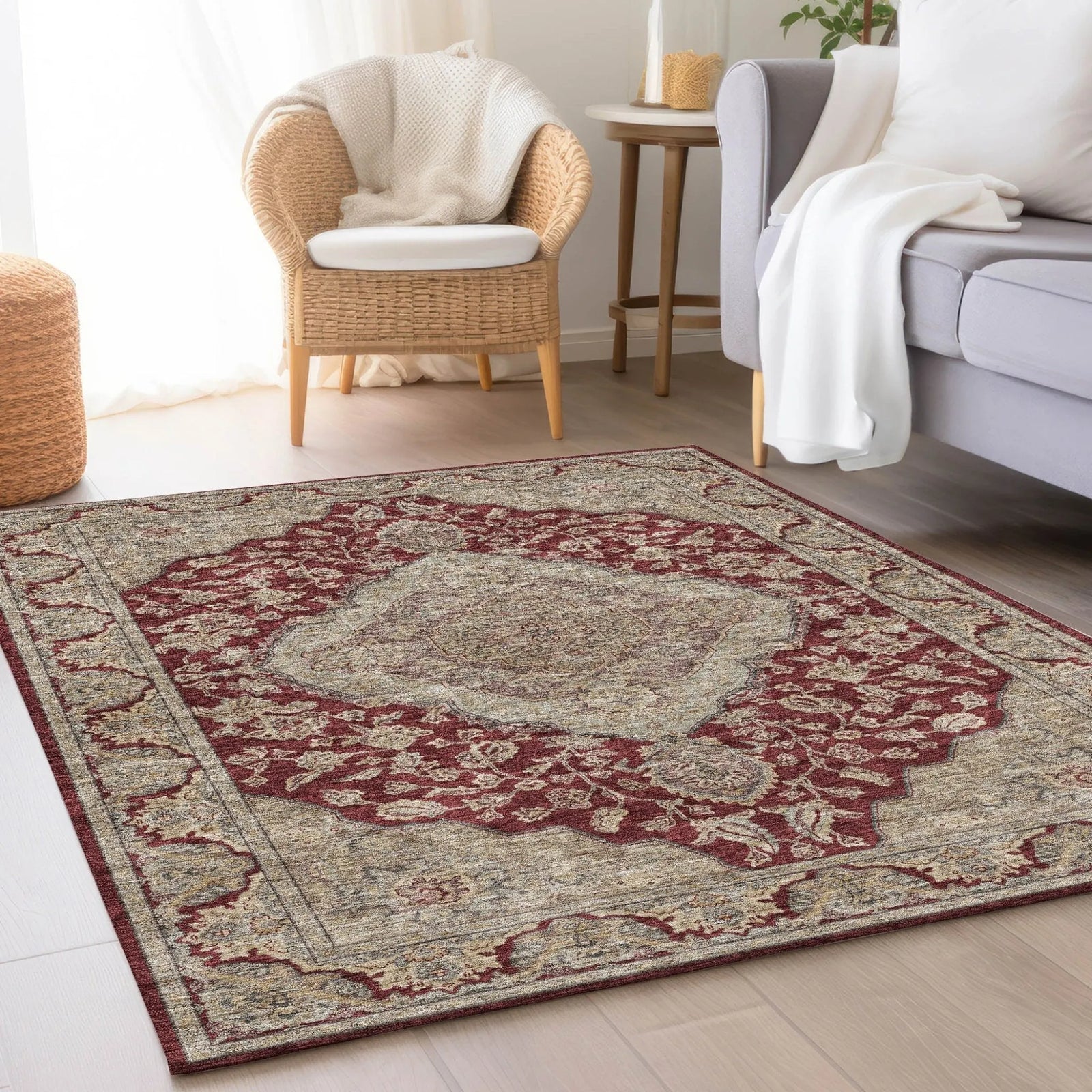 Hatay HY3 Garnet Rug - Baconco