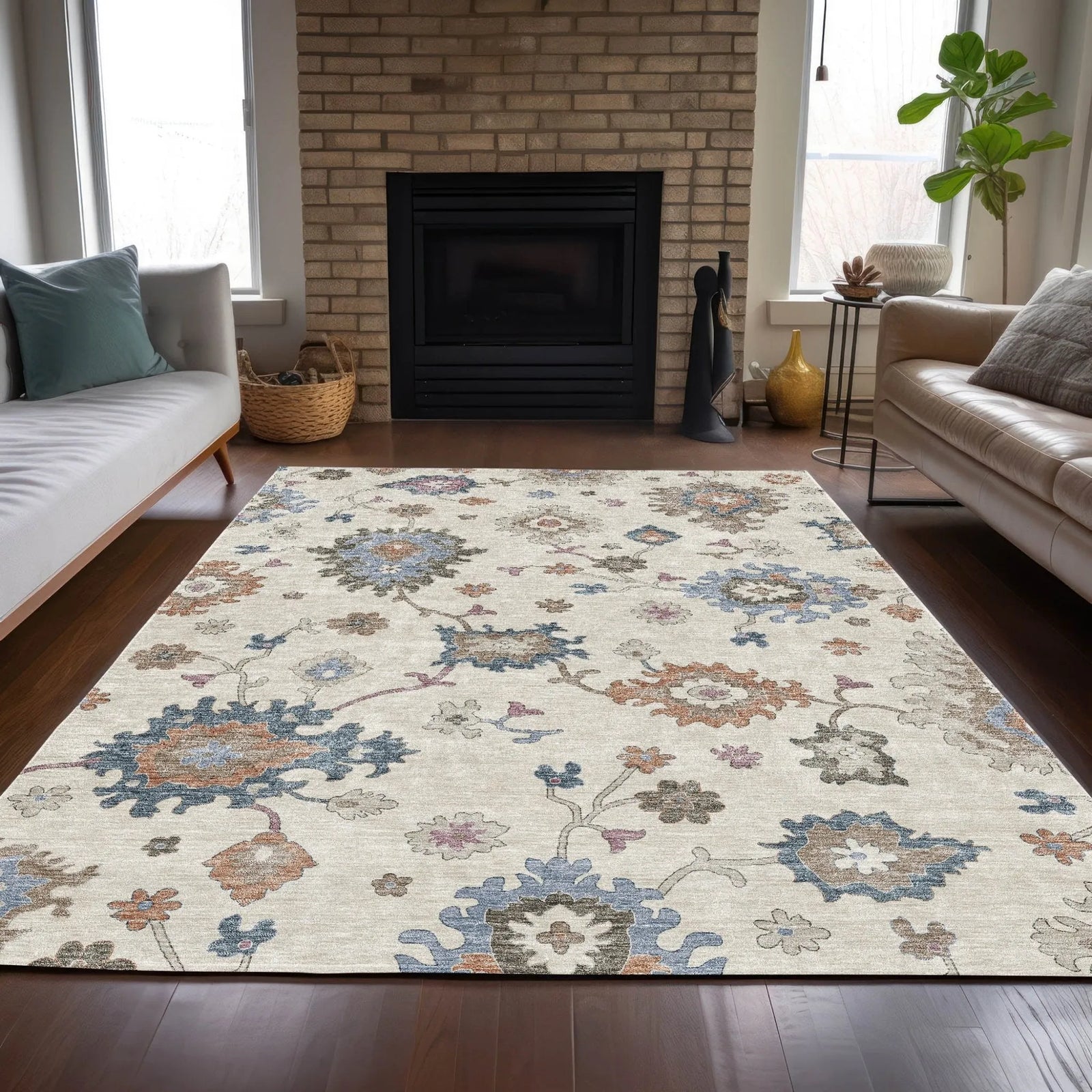 Hatay HY4 Ivory Rug - Baconco