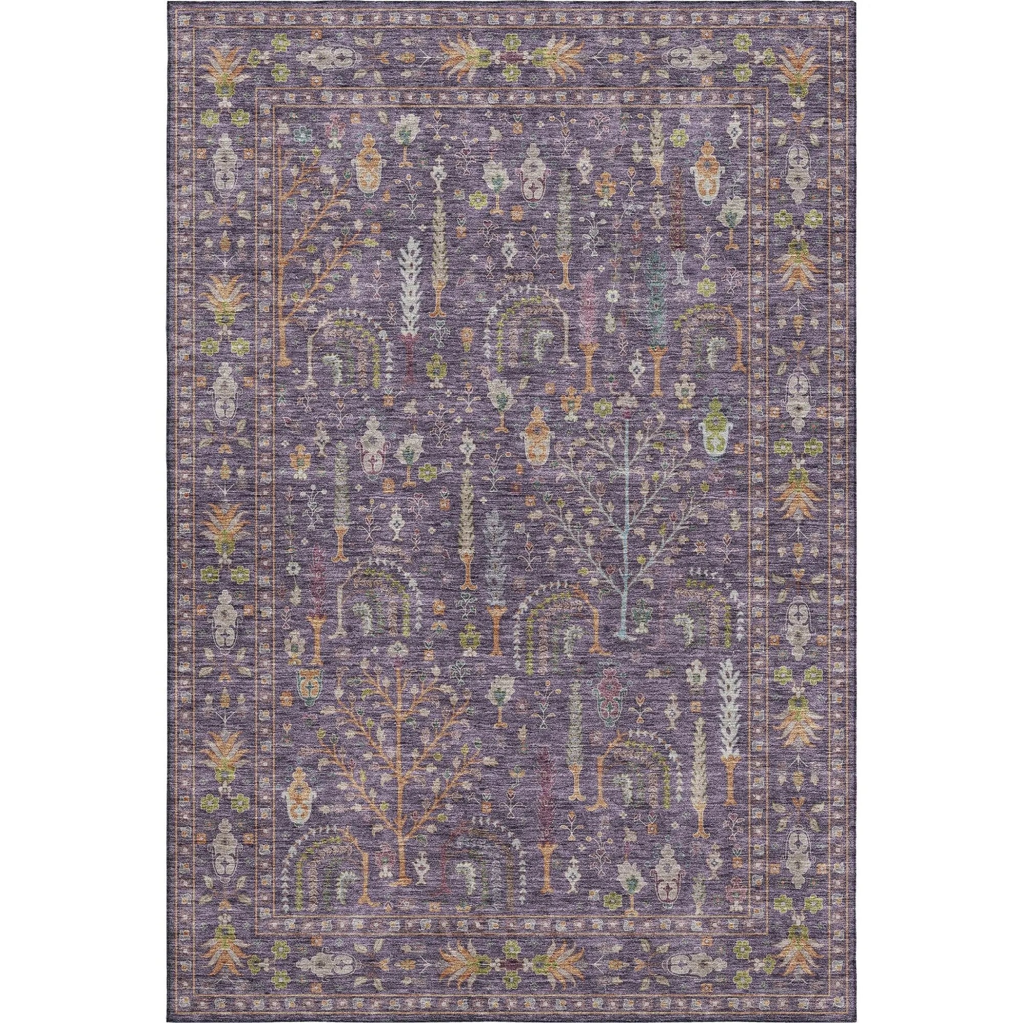 Hatay HY5 Eggplant Rug - Baconco