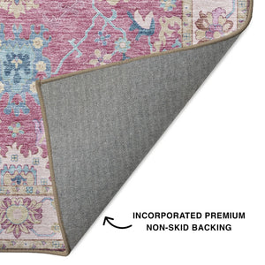 Hatay HY7 Pink Rug - Baconco