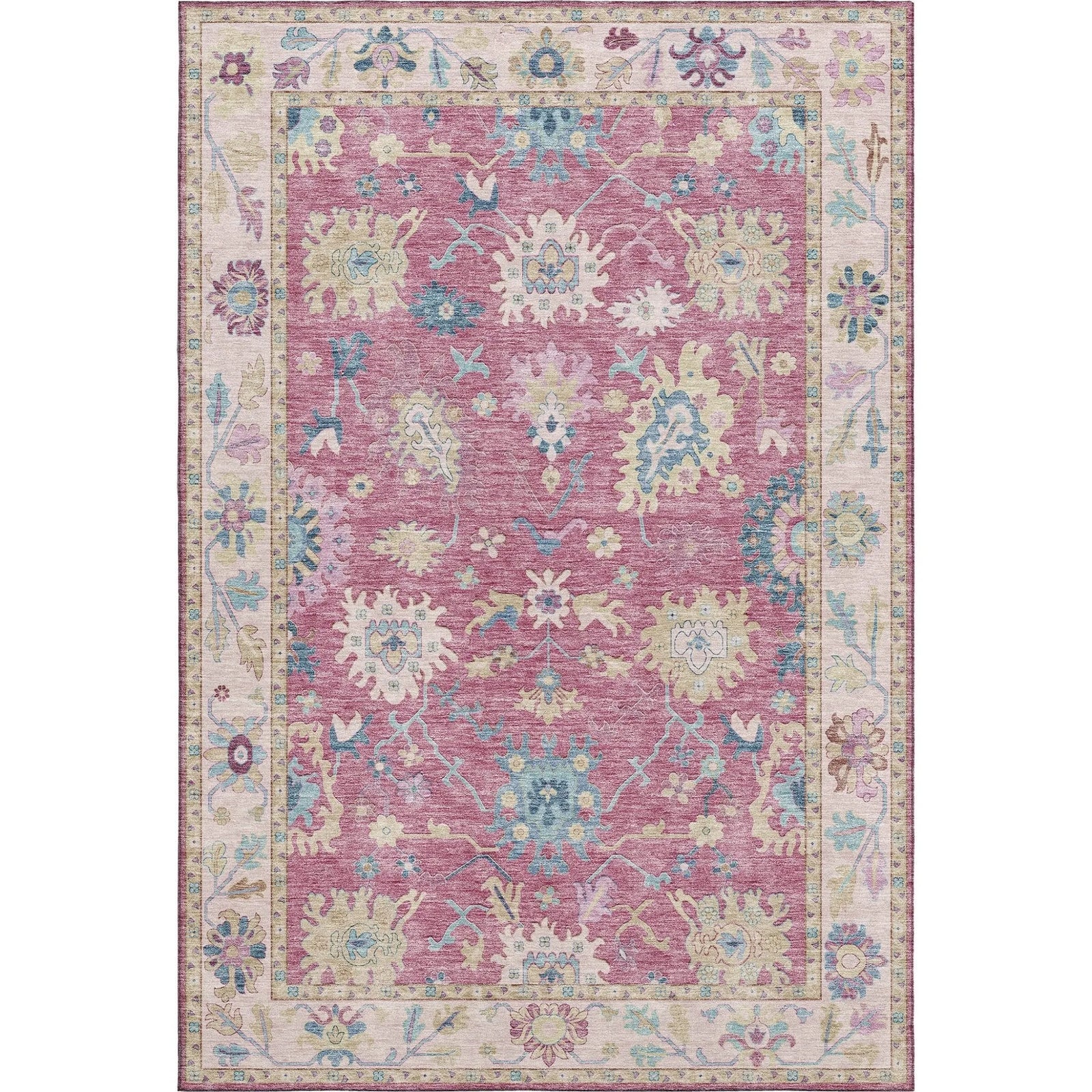 Hatay HY7 Pink Rug - Baconco