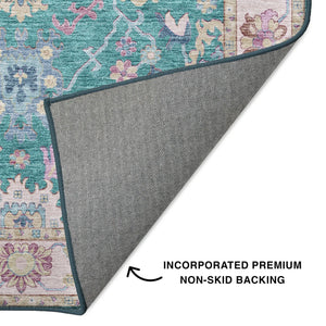 Hatay HY7 Teal Rug - Baconco