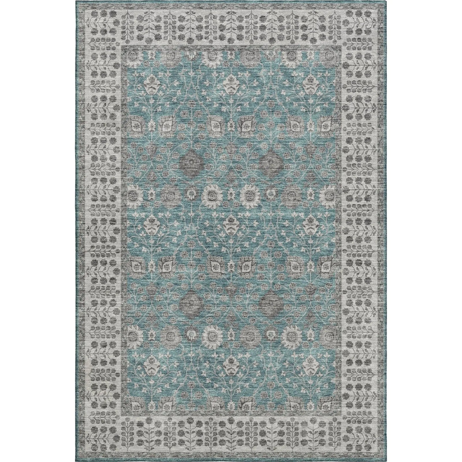 Hatay HY8 Teal Rug - Baconco