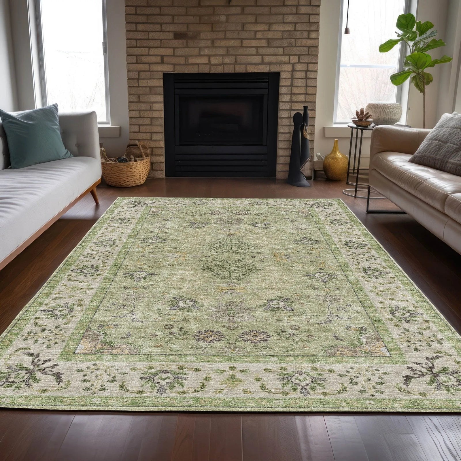 Hatay HY9 Aloe Rug - Baconco