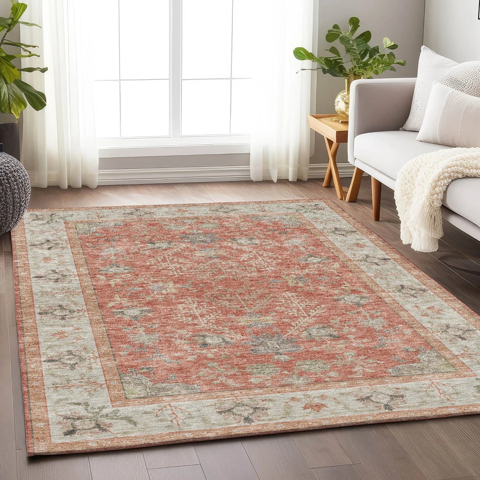 Hatay HY9 Coral Rug - Baconco