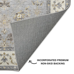 Hatay HY9 Grey Rug - Baconco