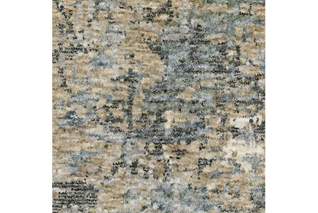 Hayden HAY08 Blue/Beige Rug - Baconco