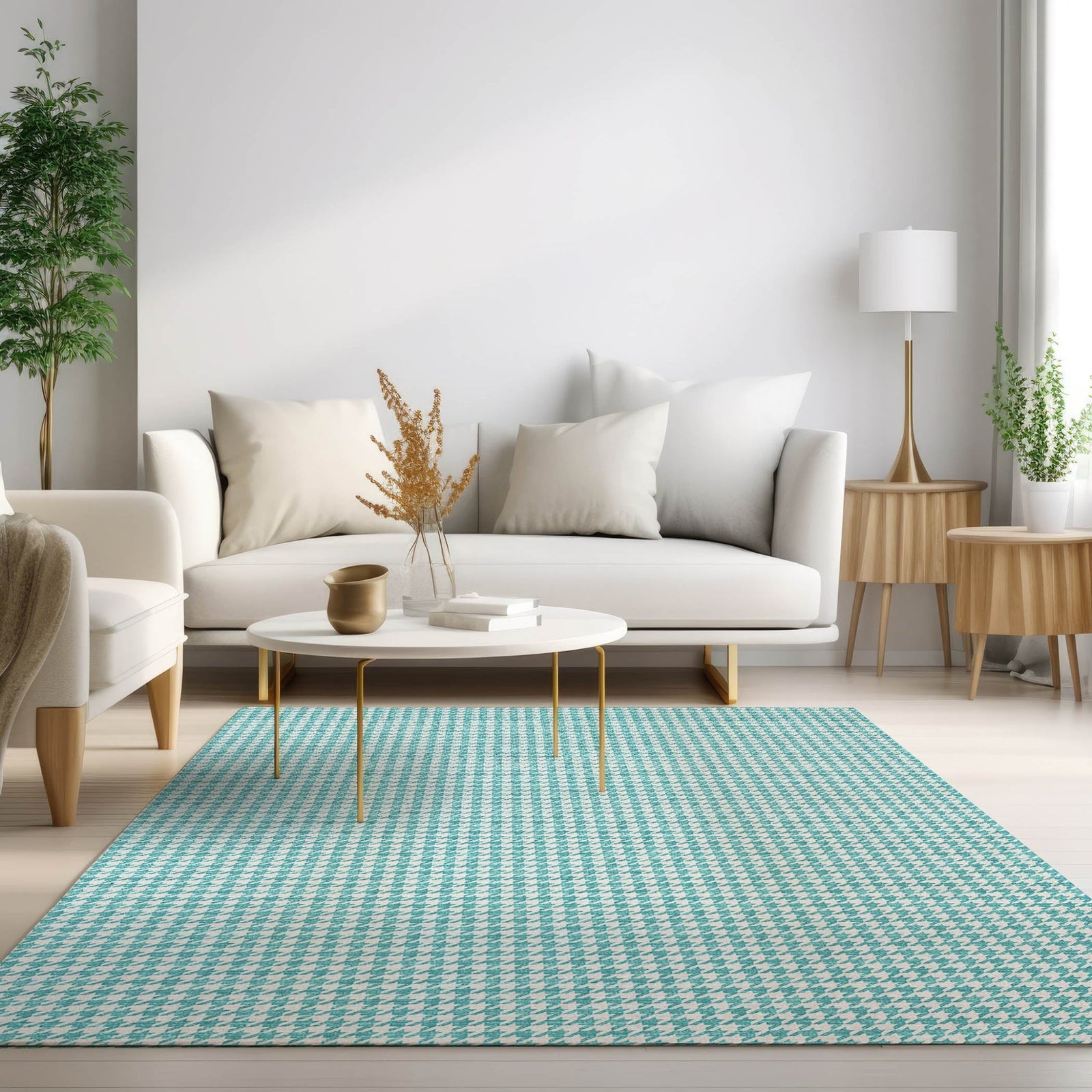 Hinton HN1 Aqua Rug - Baconco