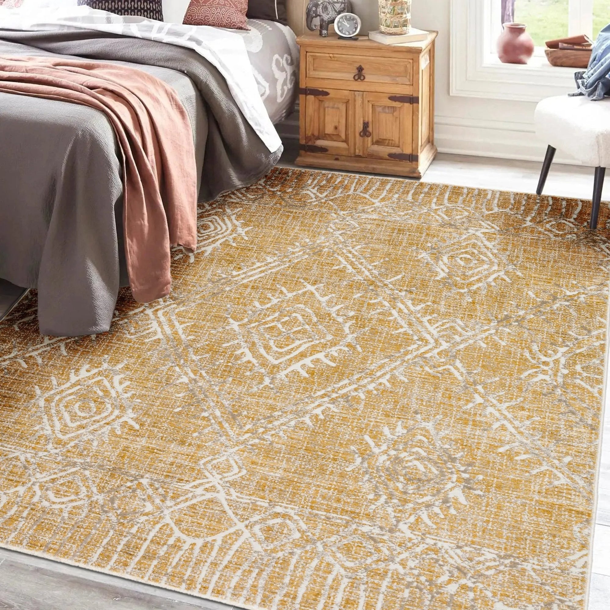 Izmir IZ1 Gold Rug - Baconco