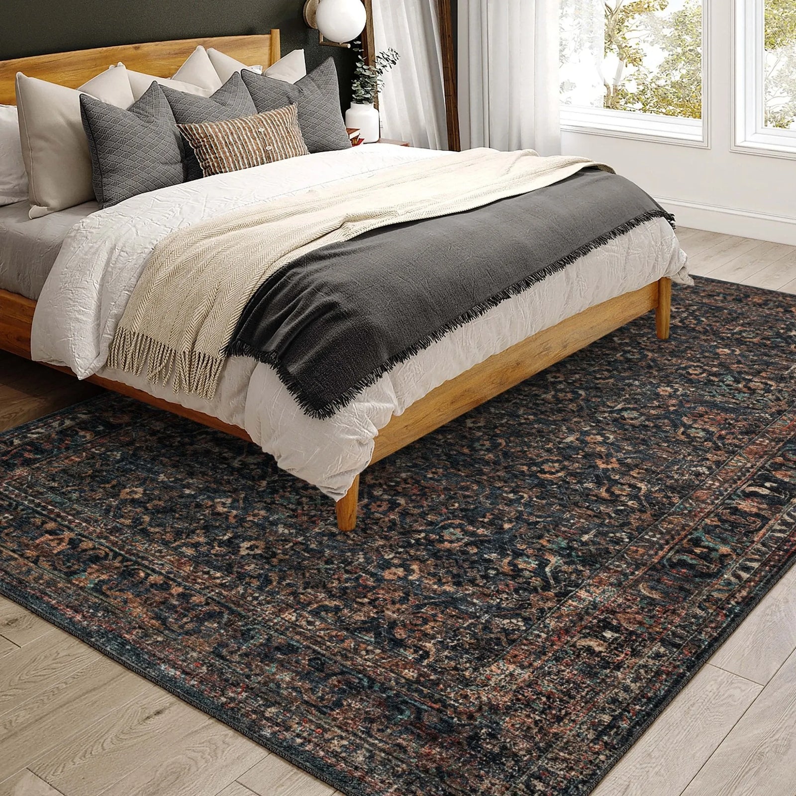 Jericho JC10 Midnight Rug - Baconco