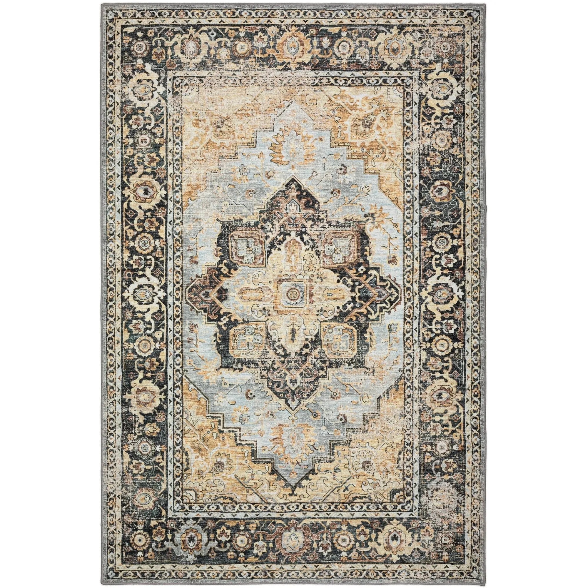 Jericho JC2 Pewter Rug - Baconco