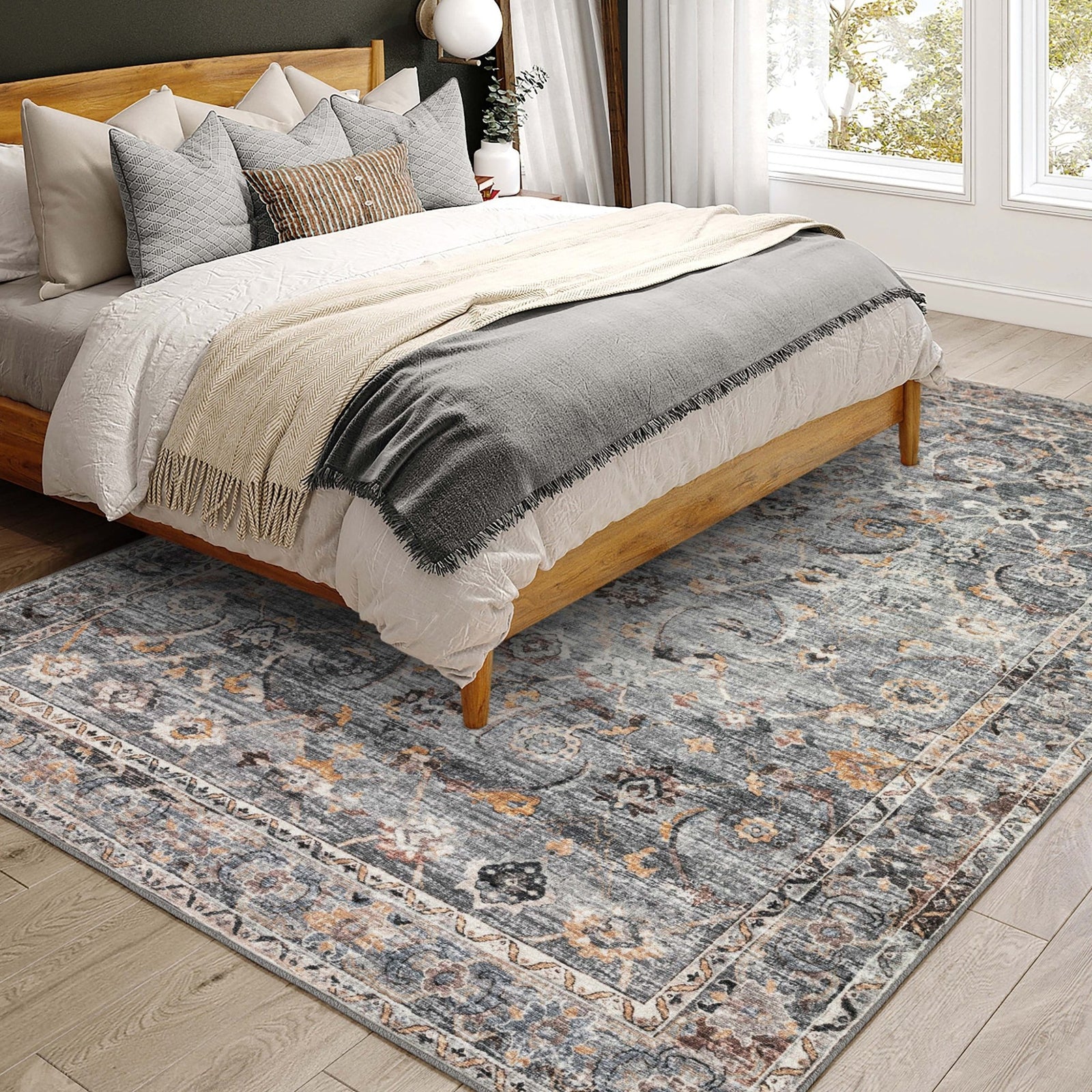 Jericho JC4 Silver Rug - Baconco