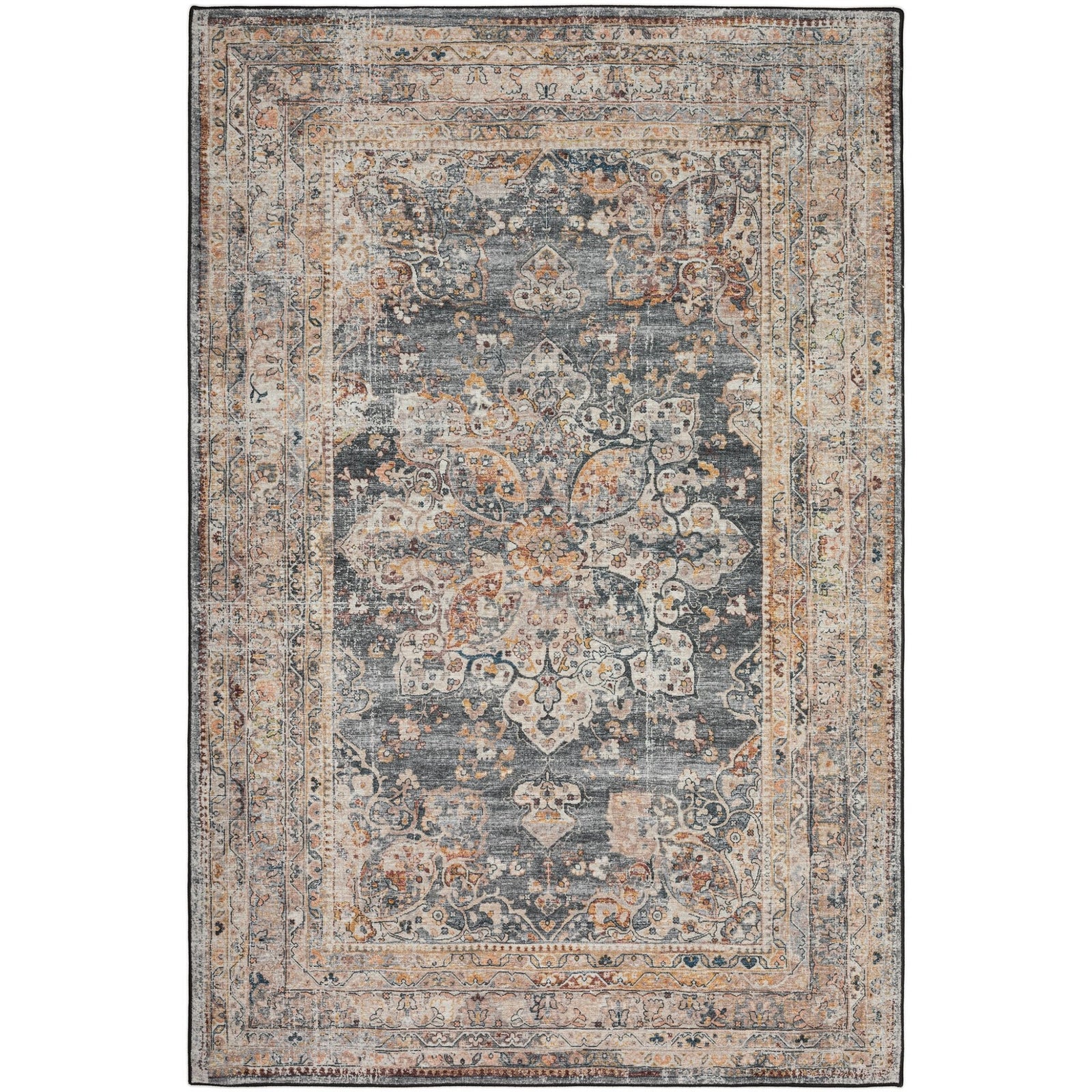 Jericho JC6 Charcoal Rug - Baconco