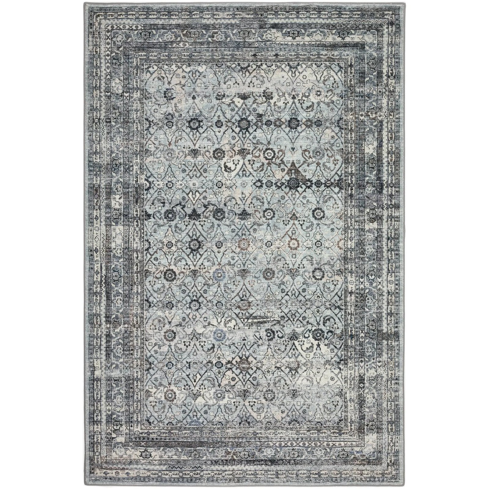 Jericho JC7 Pewter Rug - Baconco