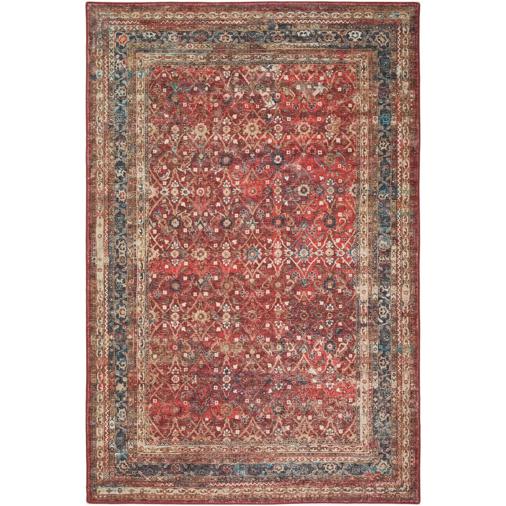 Jericho JC7 Scarlet Rug - Baconco