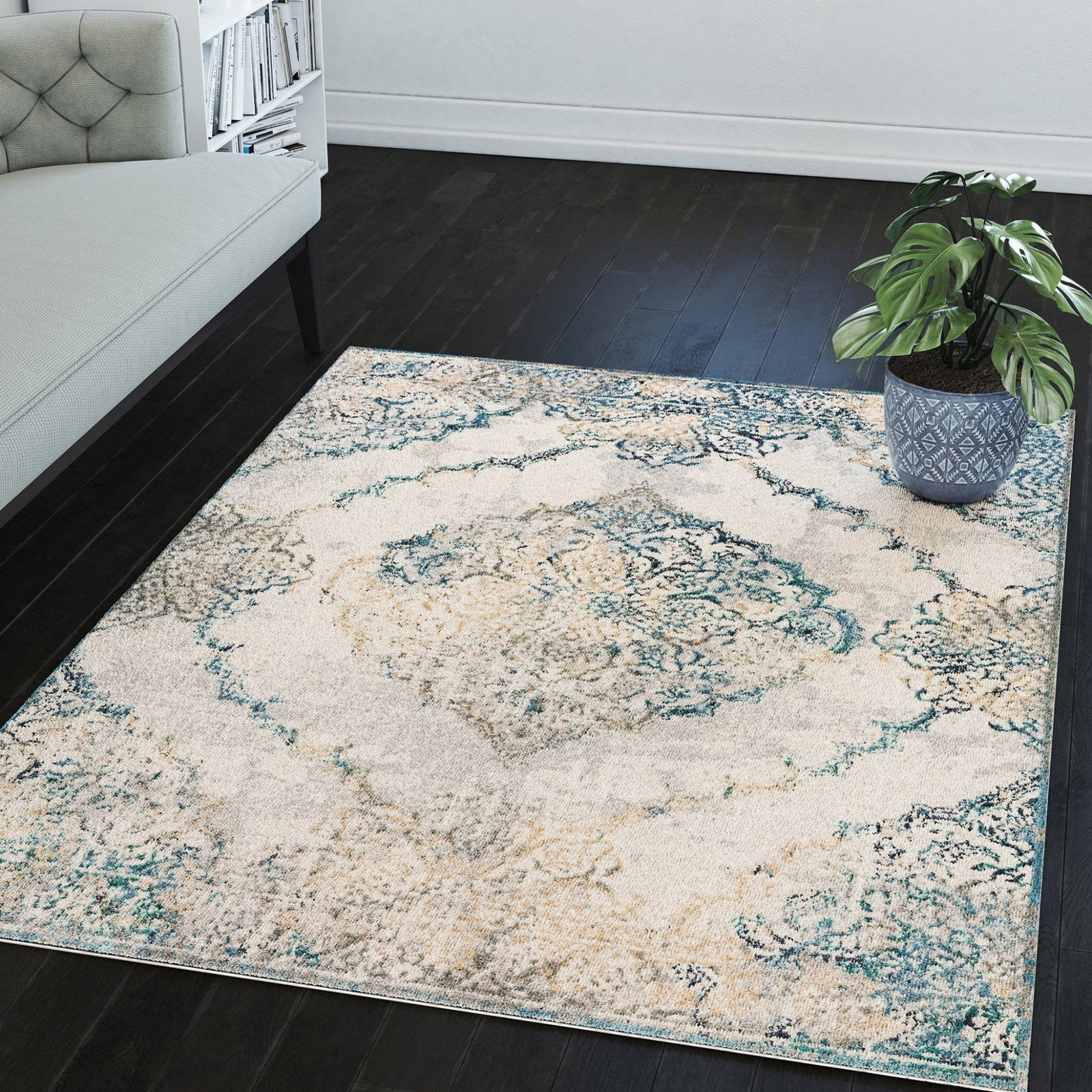 Karma KM23 Ivory Rug - Baconco