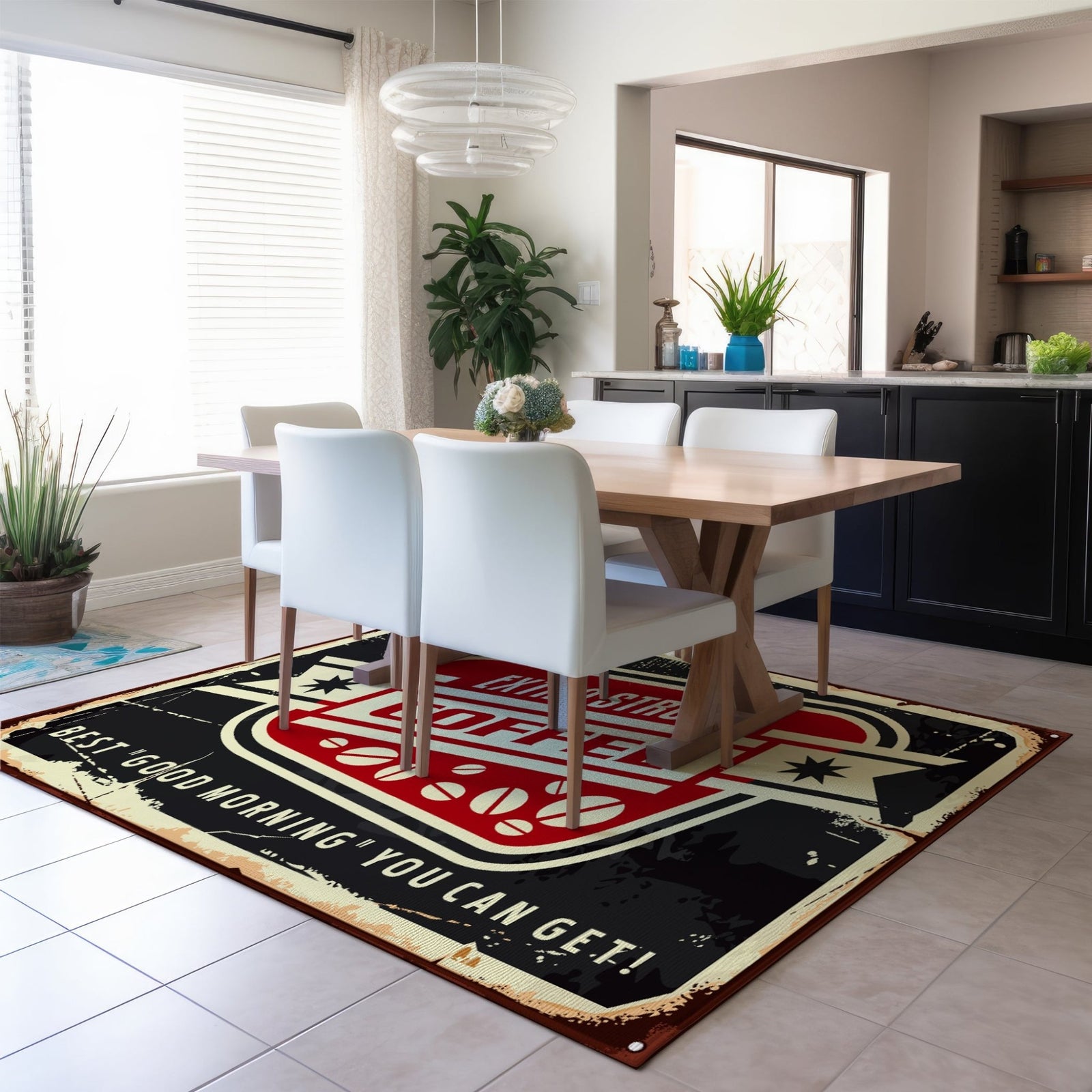 Kendall KE11 Black Rug - Baconco