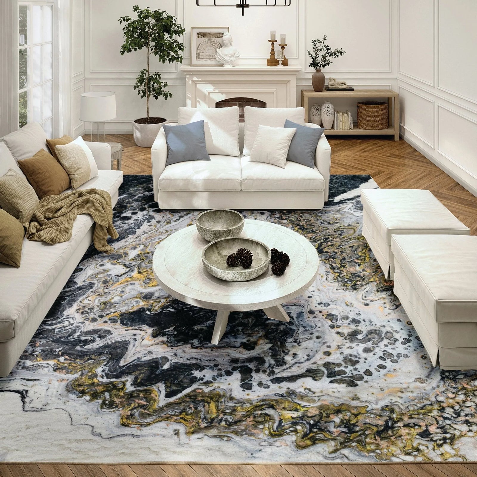 Kikiamo KK13 Graphite Rug - Baconco